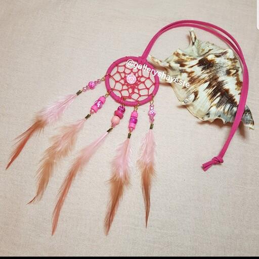 گردنبند دریم کچر کابوسگیر  صورتی مدل کاوایی مدل گالری شایسته